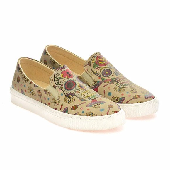 Goby Shoes - Sugar Skull Day of the Dead Shoes - Picture 2 of 6